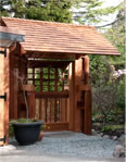 Newport Carriage House Doors and Gate