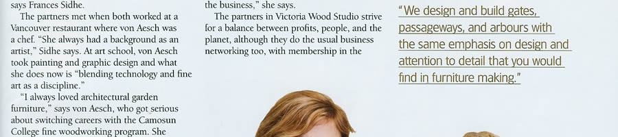 Victoria Wood Studio - Douglas Magazine Mar/Apr 09